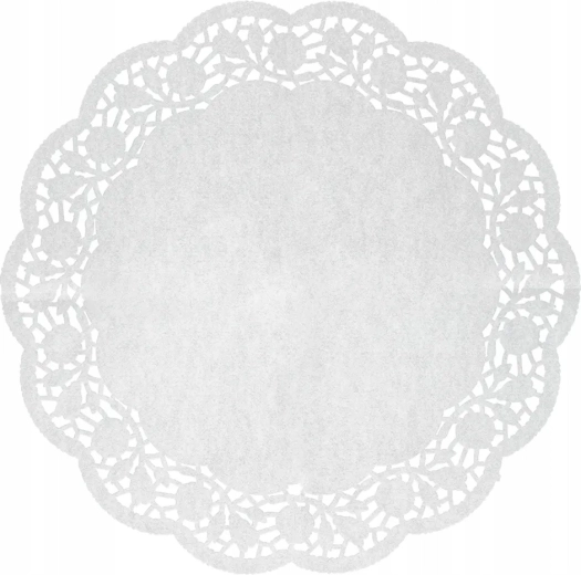 Lot de 8 supports ronds en papier pour gâteau 35 cm blancs