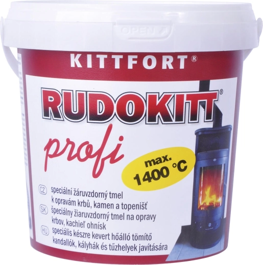RUDOKIT mastic réfractaire 1,8 kg