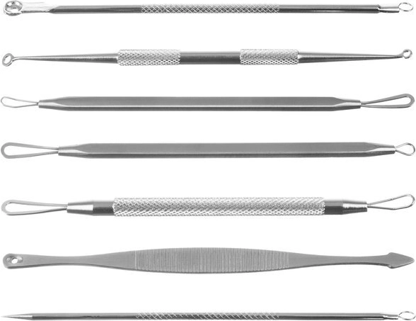7 outils double face pour un nettoyage précis de la peau