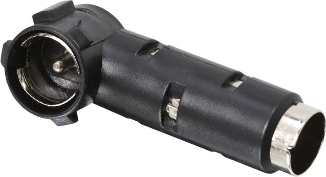 Adaptateur coudé pour antenne automobile