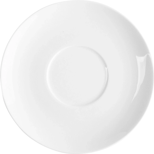 MariaPaula Klasyka soucoupe en porcelaine blanche 17 cm
