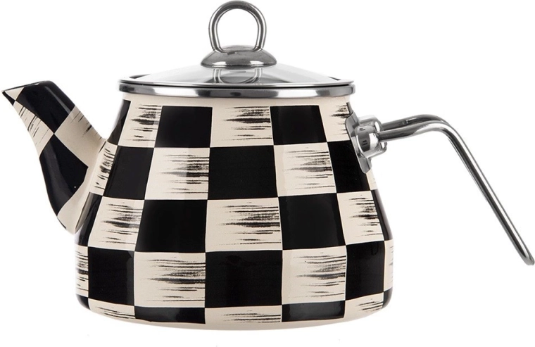 Acier émaillé durable et bord en inox