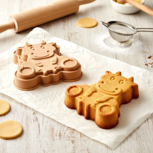 Effet 3D spectaculaire de la petite vache