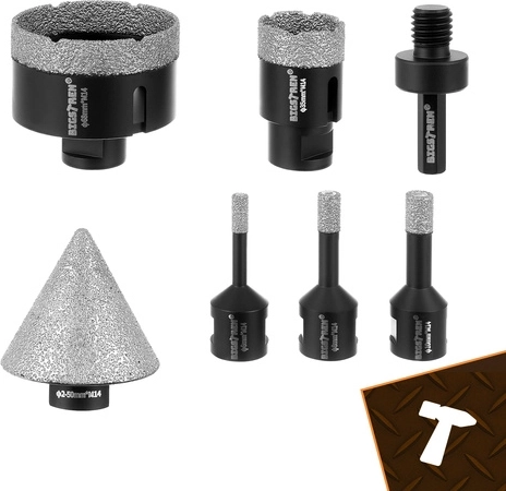 Coupe rapide et nette grâce à la double couche de diamants