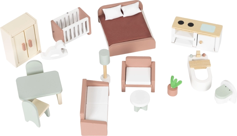15 pièces de mobilier incluses – jeu dès l’ouverture