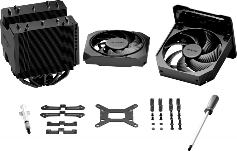 Deux ventilateurs Silent Wings PWM et accessoires complets