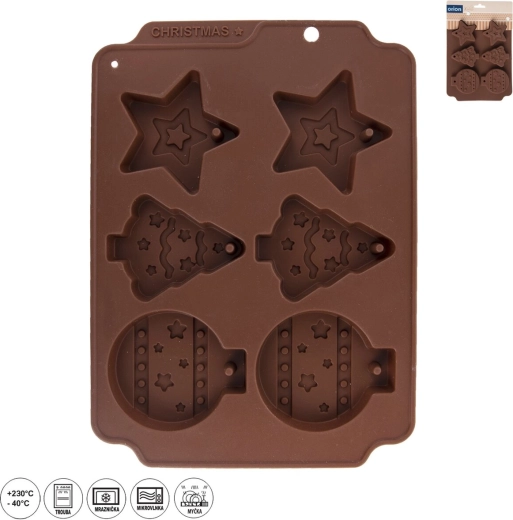 Moule en silicone de Noël pour biscuits Orion Sillinie