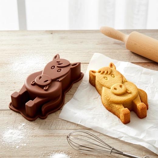 Motif 3D détaillé de cheval