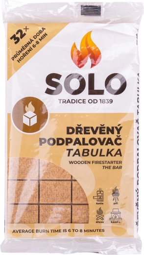 Allume-feu en bois SOLO, 32 pièces