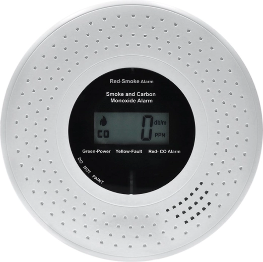 Détecteur combiné Solight de fumée et de monoxyde de carbone avec écran LCD - 1 pièce
