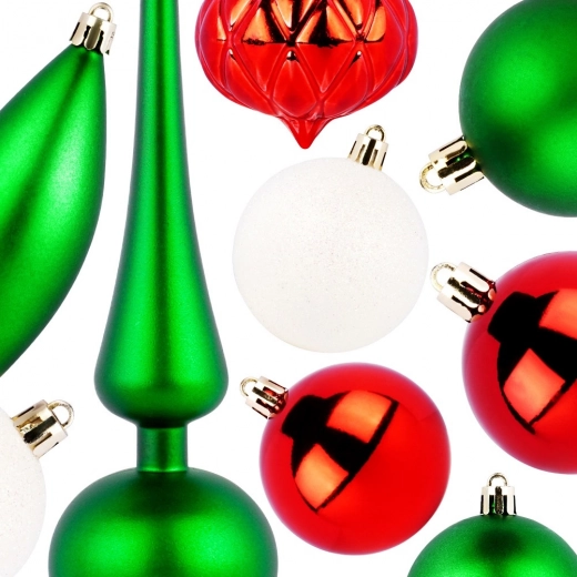 Mat, brillant et paillettes dans des couleurs traditionnelles