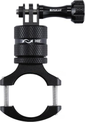 Support de guidon en aluminium Puluz avec rotation à 360° - 1 pièce
