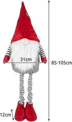 Hauteur télescopique 85–105 cm