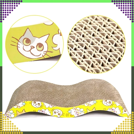 Structure ondulée ergonomique pour la détente et le jeu