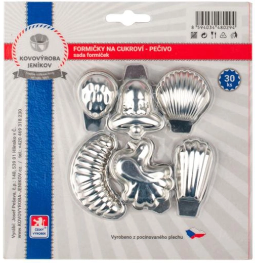 Set de mini moules à pâtisserie, 30 pièces