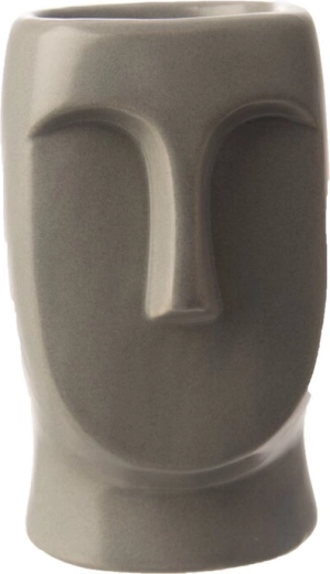 Brûle-parfum en céramique gris pour huiles parfumées et cires
