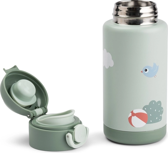 Bouteille isotherme Done by Deer Playground verte 340 ml