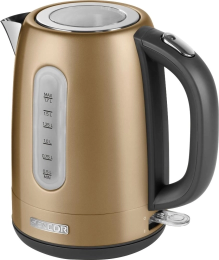 Bouilloire électrique Sencor 1,7 l dorée