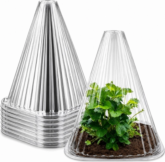 Cloche de protection pour plantes 22 cm – lot de 10 pièces