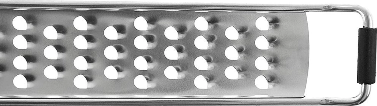 Dents tranchantes en inox pour un râpage rapide