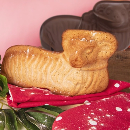 Forme 3D détaillée de l’agneau de Pâques