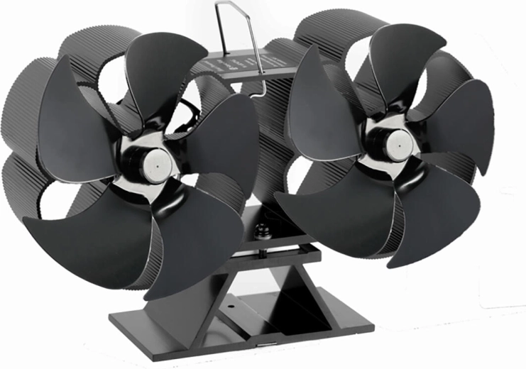 Ventilateur thermoélectrique pour poêle EPSILON avec 2 hélices