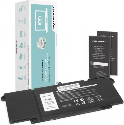 Batterie Movano pour Dell Latitude 5320/7320/7420/7520 41 Wh 3600 mAh