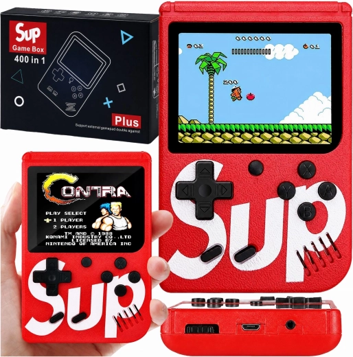 Console de jeu rétro portable SUP 400 en 1 - 1 pièce