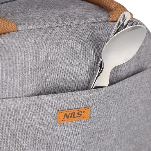 Poche frontale pratique et poignées robustes