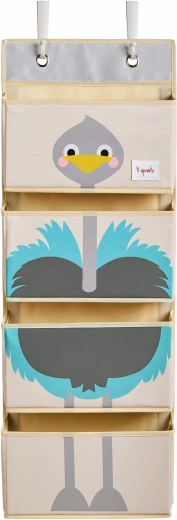 Organisateur suspendu 3 Sprouts pour porte et mur – autruche bleue