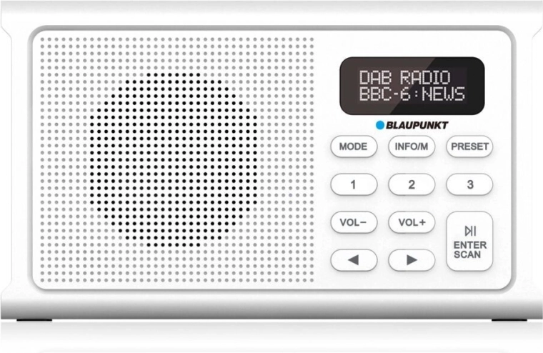 Radio numérique portable Blaupunkt DR3 blanche