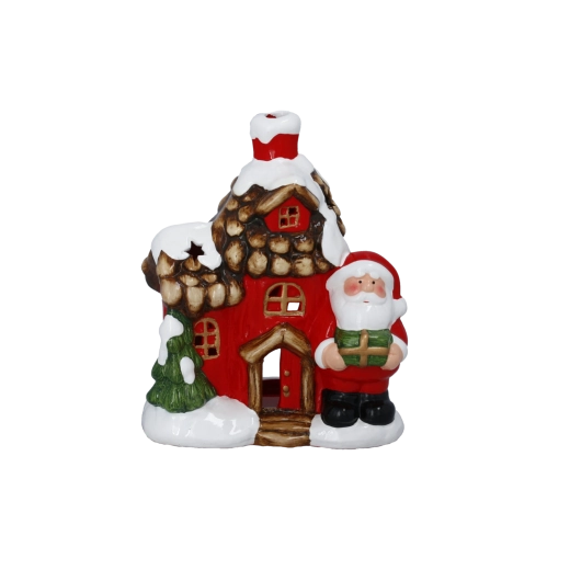 Décoration de Noël Maison du Père Noël