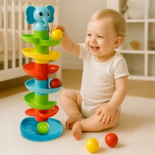 Apprentissage par le jeu : motricité, coordination et cause–effet