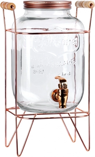 Support élégant couleur or rose