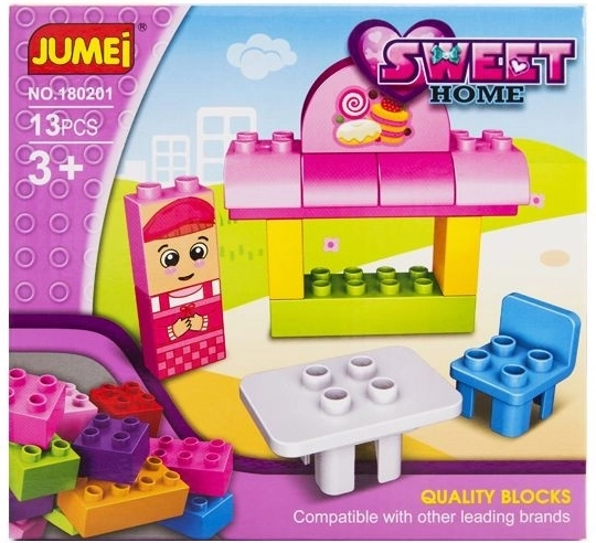 Cubes Jumei Sweet home – pâtisserie (13 pièces, 20 × 19 cm) - 1 pièce