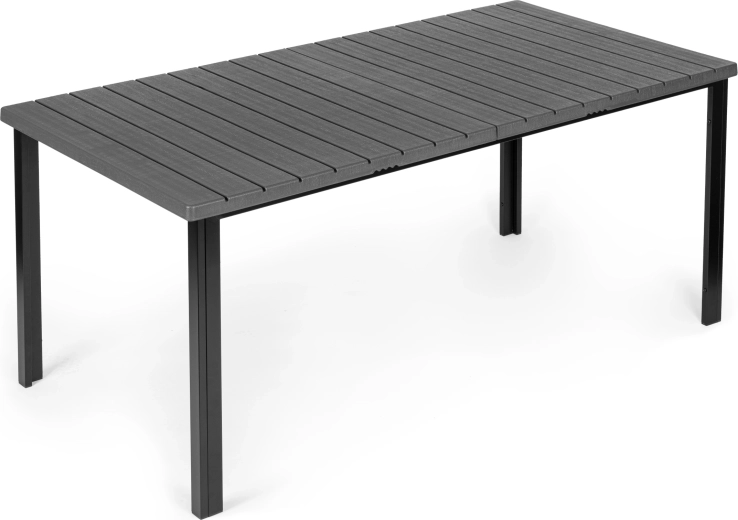 Plateau en HDPE aspect bois avec évacuation de l’eau