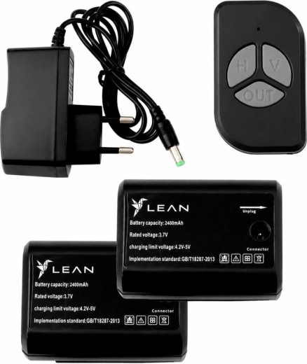 Deux batteries rechargeables pour travailler plus longtemps