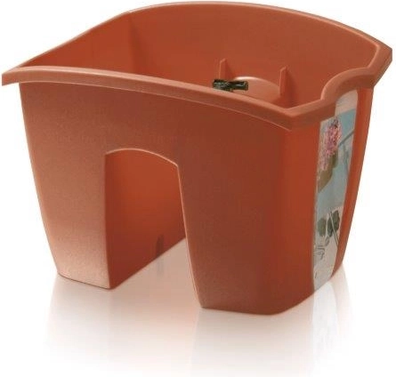 Jardinière de rambarde Crown 24,2 cm – terre cuite