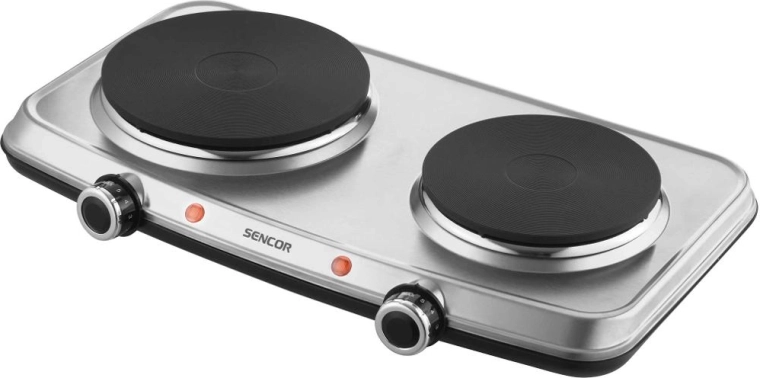 Deux plaques de cuisson pour cuisiner confortablement
