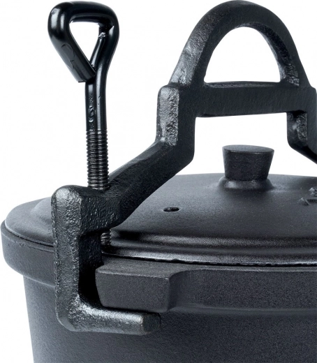 Couvercle solide avec vis de serrage