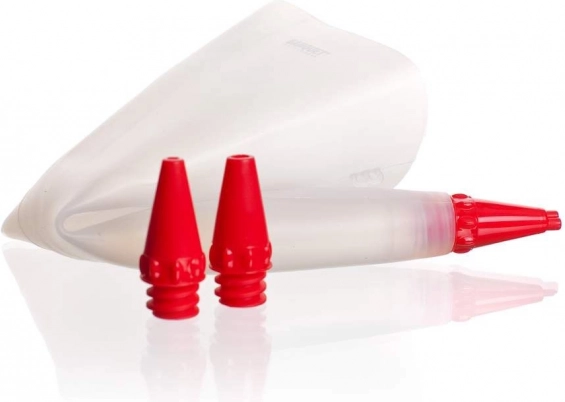 Décorateur en silicone 30,5 cm rouge