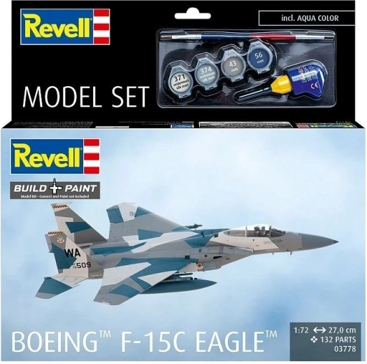 Maquette en plastique Boeing F-15C Eagle 1:72 kit de démarrage