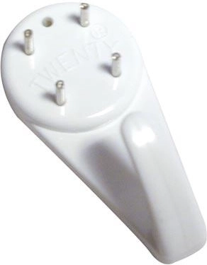 Crochet TWENTY Maxi II blanc, 3 pcs