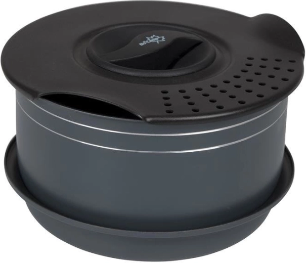 Couvercle avec égouttoir intégré pour un égouttage facile