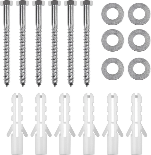 Structure en acier robuste et accessoires de montage
