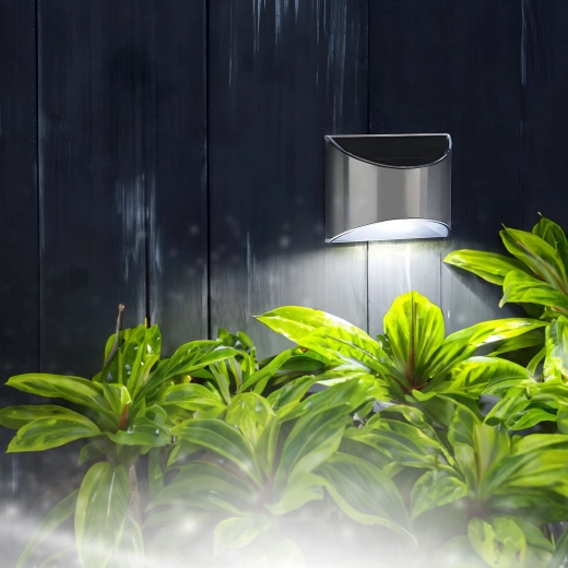 Lampe murale LED solaire avec 4 LED SMD