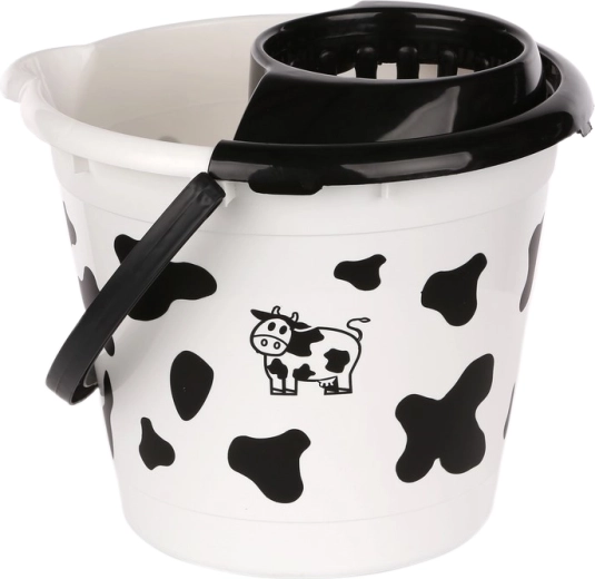 Seau Cavallo pour serpillière avec essoreur Vache