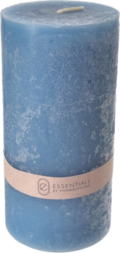 Bougie parfumée bleue 320 g, cylindrique 14 cm