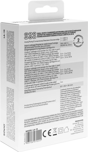 Ensemble complet avec câble USB‑C – USB‑C