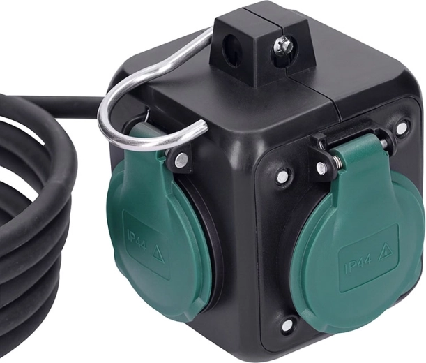 Protection IP44 et capuchons de protection des prises
